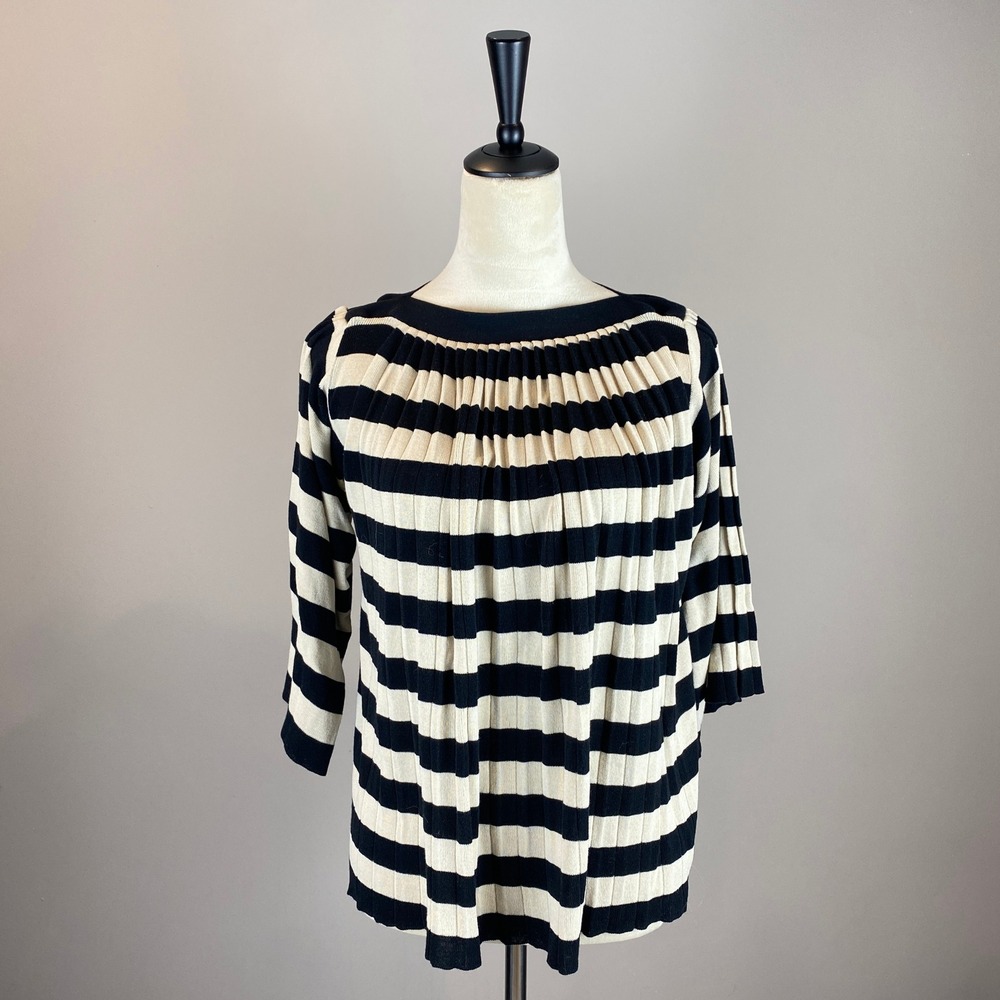Bitte Kai Rand Shirt Women's XS Striped‎ Pleated